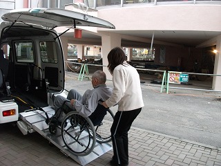 助成車両使用状況写真